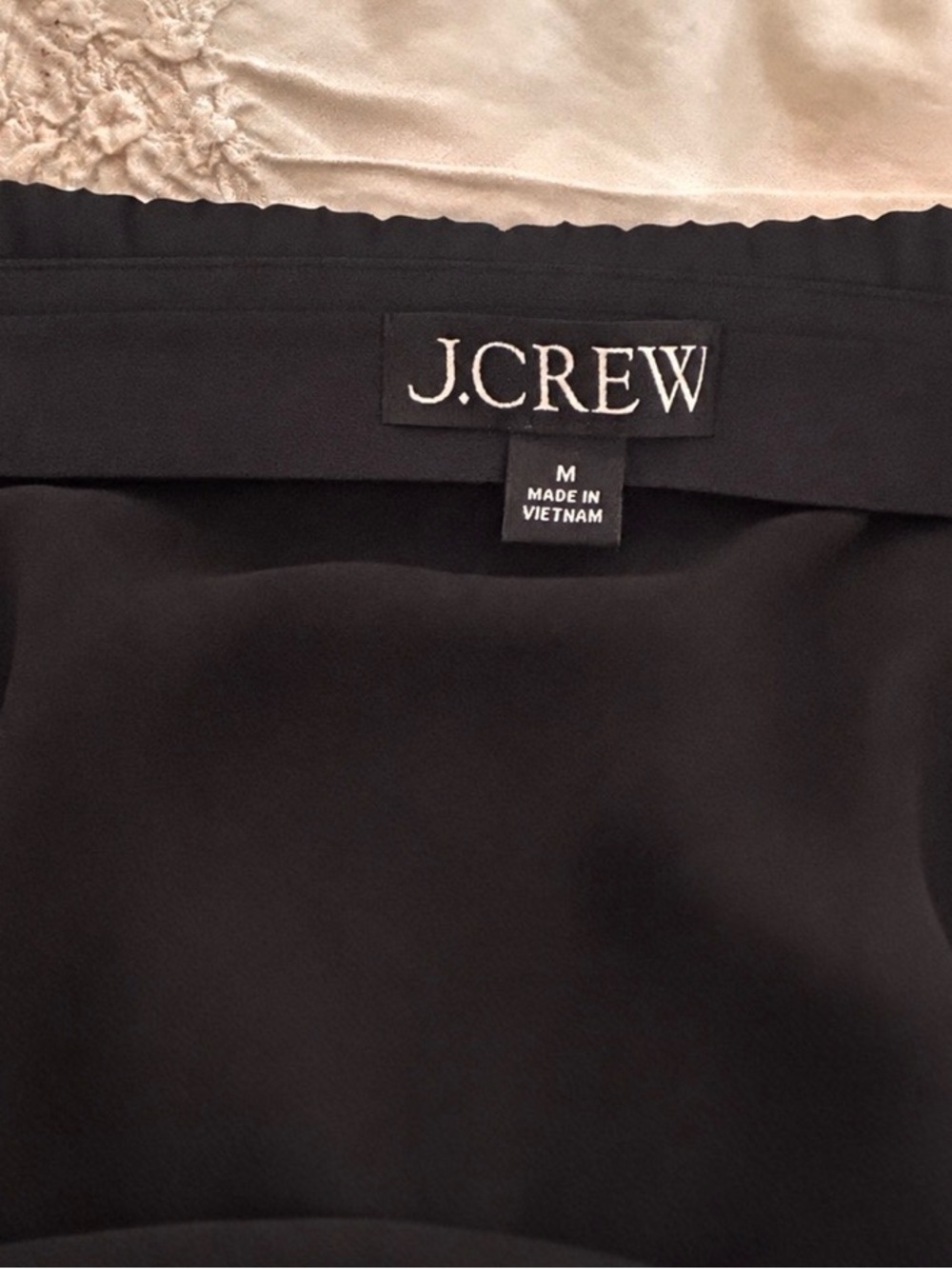 J. Crew Black Pleated Midi Skirt Meduim - Picture 4 of 8